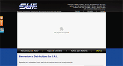 Desktop Screenshot of distribuidorasursrl.com